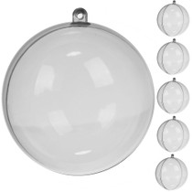 Prozirne kuglice 10 cm - set od 5 komada Ruhhy 22276