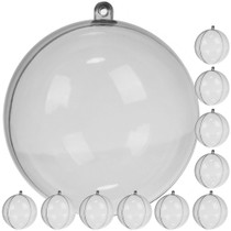 Prozirne kuglice 12 cm, set od 10 Ruhhy 22279