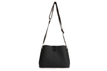 Torba za rame 334 v2 - siva, crna