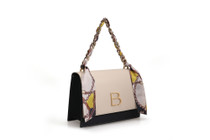 Torba preko ramena 918 - krem, tamnoplava