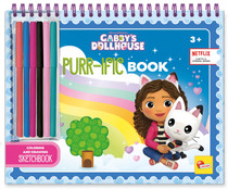 Gabby's Dollhouse čarobna knjiga Purr-ific nacrtaj i oboji (8)