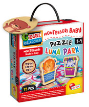 Montessori drvene puzzle luna park Montessori drvene puzzle luna park