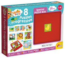 Carotina baby 9 progresivne puzzle - Psići Carotina baby 9 progresivne puzzle - Psići