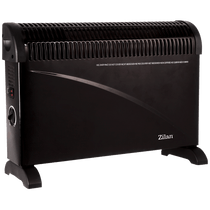 Zilan Grijalica, konvektor,  2000 W, podesiv termostat, crna - ZLN6843/BK
