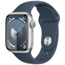 Apple Pametni sat, 1.69 LTPO OLED zaslon, vodootporan BT, WiFi - Watch Series 9 GPS 41mm Silver