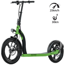 MS Energy Električni Romobil, 20/16 točkovi, 25 km/h, Domet do 30 km - r10  black / green