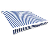 Platno za tendu plavo-bijelo 6 x 3 m (okvir nije uključen)