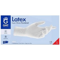 GMT Rukavice, latex, L veličina, 100 kom. - Latex Supergloves size: L