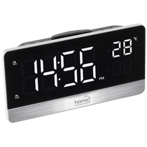 home Sat sa alarmom, FM radio, LED zaslon, USB - LTCR 05