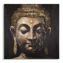 Ručno Radena Zidna Slika Buddha -B- Cm 100x3x100