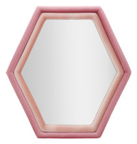 Zidno Ogledalo Tony Mix Pink Velvet Cm 75x4x80