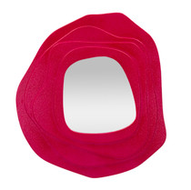 Zidno Ogledalo Dalia Fuxia Cm 90x4x97