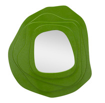 Zidno Ogledalo Dalia Green Cm 90x4x97