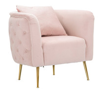 Fotelja Bucarest Pink Cm 76x74x73