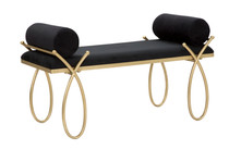 Klupa Crna Cm 112,5x49x53
