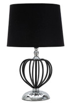 Stolna Lampa Darky Silver Cm Ø28x44,5