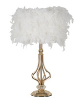 Stolna Lampa Tarty White Cm Ø 25x54