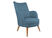 Wing Chair Victoria - Saxe Blue