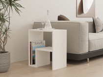 Pomoćni stol Yepa - Bijeli