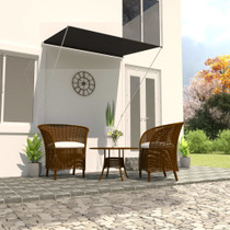 Tenda na uvlačenje 150 x 150 cm antracit 143758