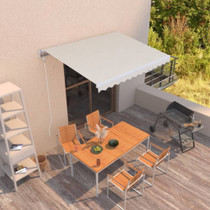 Tenda na ručno uvlačenje 350 x 250 cm krem 3068877