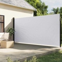 Bočna tenda na uvlačenje bijela 220 x 600 cm 4004571