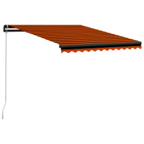 Tenda na ručno uvlačenje 350 x 250 cm narančasto-smeđa 3055189