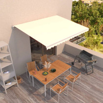 Tenda na ručno uvlačenje 450 x 350 cm krem 3068997
