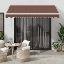 Tenda na ručno uvlačenje smeđa 300 x 250 cm 3215633