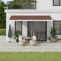 Tenda na ručno uvlačenje smeđa 500 x 300 cm 3215722