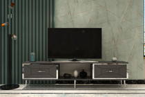 TV stalak Arno - Antracit, Srebro