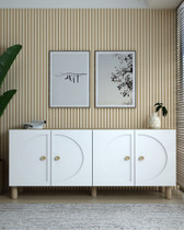 Konzola Inci KB150 Bohem - hrast safir, bijeli