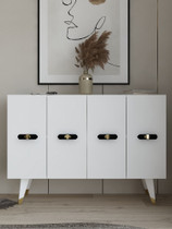 Konzola Quart V - Zlatna, Bijela