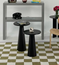 Set stolića za kavu Lilyum (57 + 47) - Crna