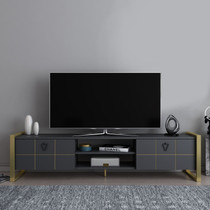 TV stalak Mila - Antracit, Zlatna