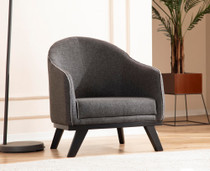 Stolica s krilom Leon - Antracit