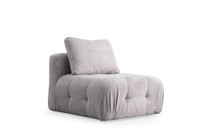 Sofa s jednim sjedištem Amaris O1 - Svijetlosiva