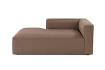 Sofa s jednim sjedištem Mora XL Chl lijevo - smeđe