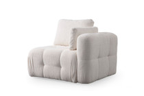 Sofa s jednim sjedištem Amaris 1R - Bijela Sofa s jednim sjedištem Amaris 1R - Bijela