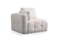 Sofa s jednim sjedištem Amaris L1 - Bijela