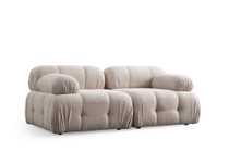 Sofa s 2 sjedala Petite 2 - Kremasta Sofa s 2 sjedala Petite 2 - Kremasta