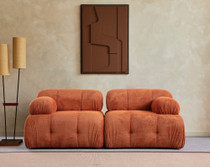 Sofa s 2 sjedala Petite 2 - Narančasta Sofa s 2 sjedala Petite 2 - Narančasta