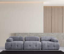 Sofa s 3 sjedala Petite 3 - Siva Sofa s 3 sjedala Petite 3 - Siva