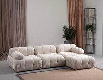 Kutna sofa Petite 3 - Kremasta