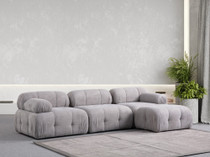 Kutna sofa Petite 3 - Svijetlosiva Kutna sofa Petite 3 - Svijetlosiva