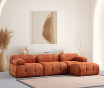 Kutna sofa Petite 3 - Narančasta Kutna sofa Petite 3 - Narančasta