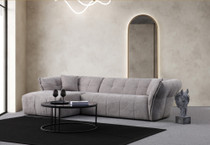 Kutna sofa Bokserice lijevo - svijetlo sive
