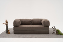 Sofa s 3 sjedala Udobnost - Siva v2