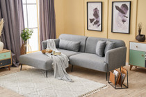 Kutna sofa Revos Lijevi - Sivi