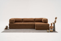 Kutna sofa Udobnost - Smeđa